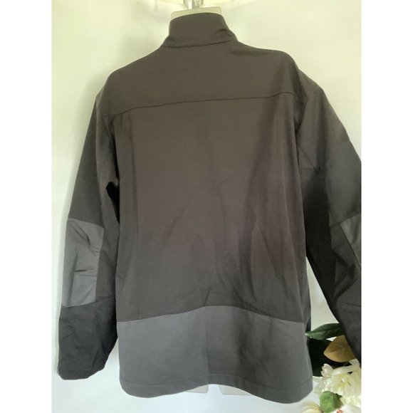 Port Authority Black Zippered Pocket Wind Breaker Basic Jacket AEON Logo 2XL NWT - Picture 4 of 12